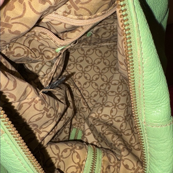 Jones New York  mini backpack shoulder bag  sling back bag  leather
Sage green main image 12